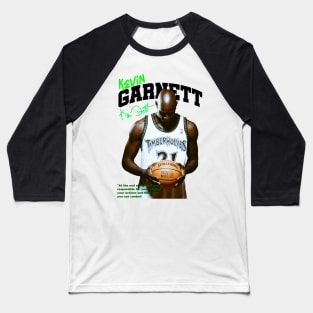 Kevin Garnett graphic Tee Baseball T-Shirt